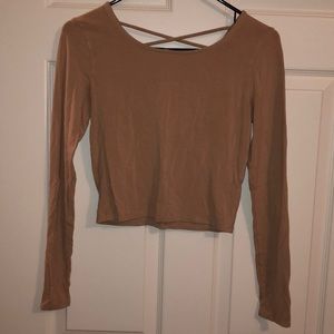 Forever 21 Long Sleeve Crop Top